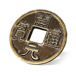 冰雕-铜钱图标