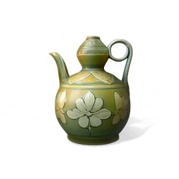 三彩酒壶图标