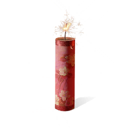 涌火生花·红