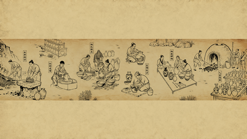 磁州窑烧制